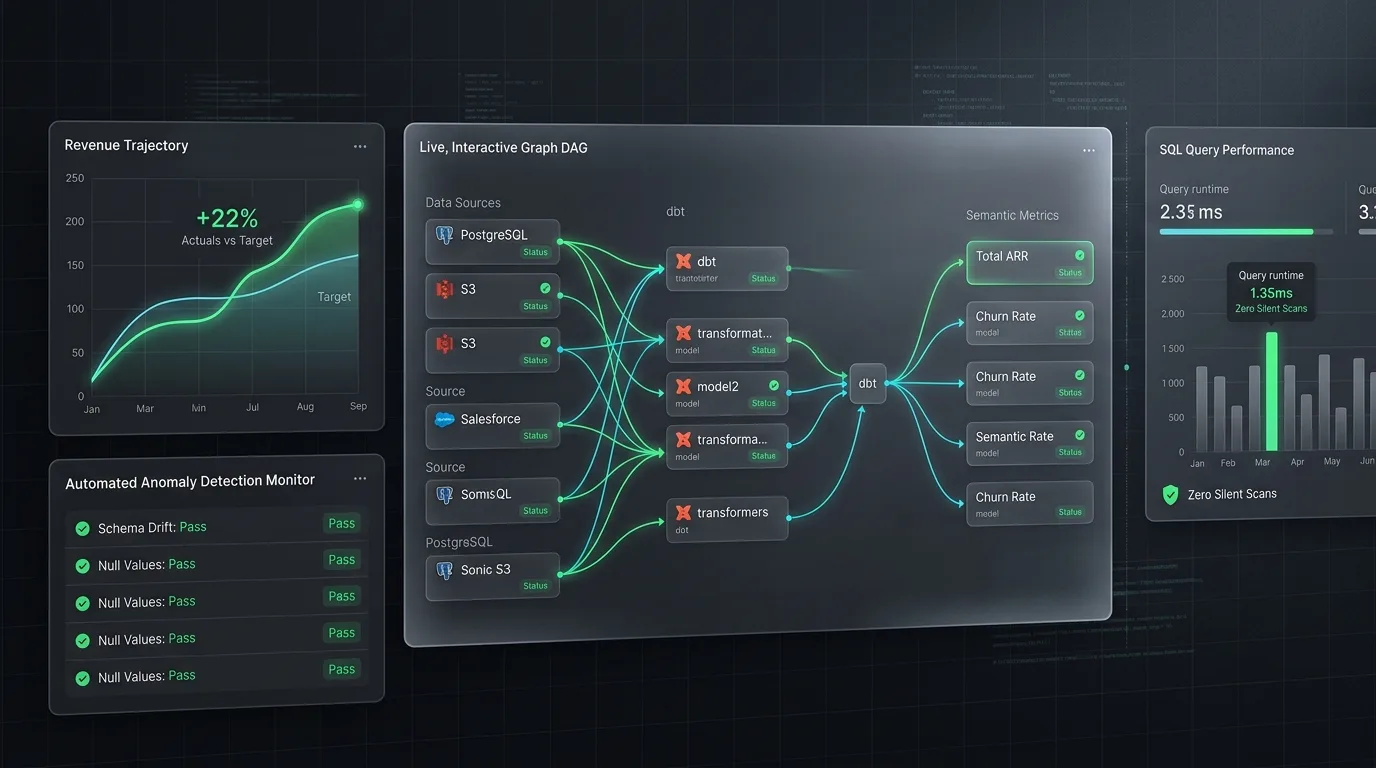 Executive Data & AI Command Center dashboard preview